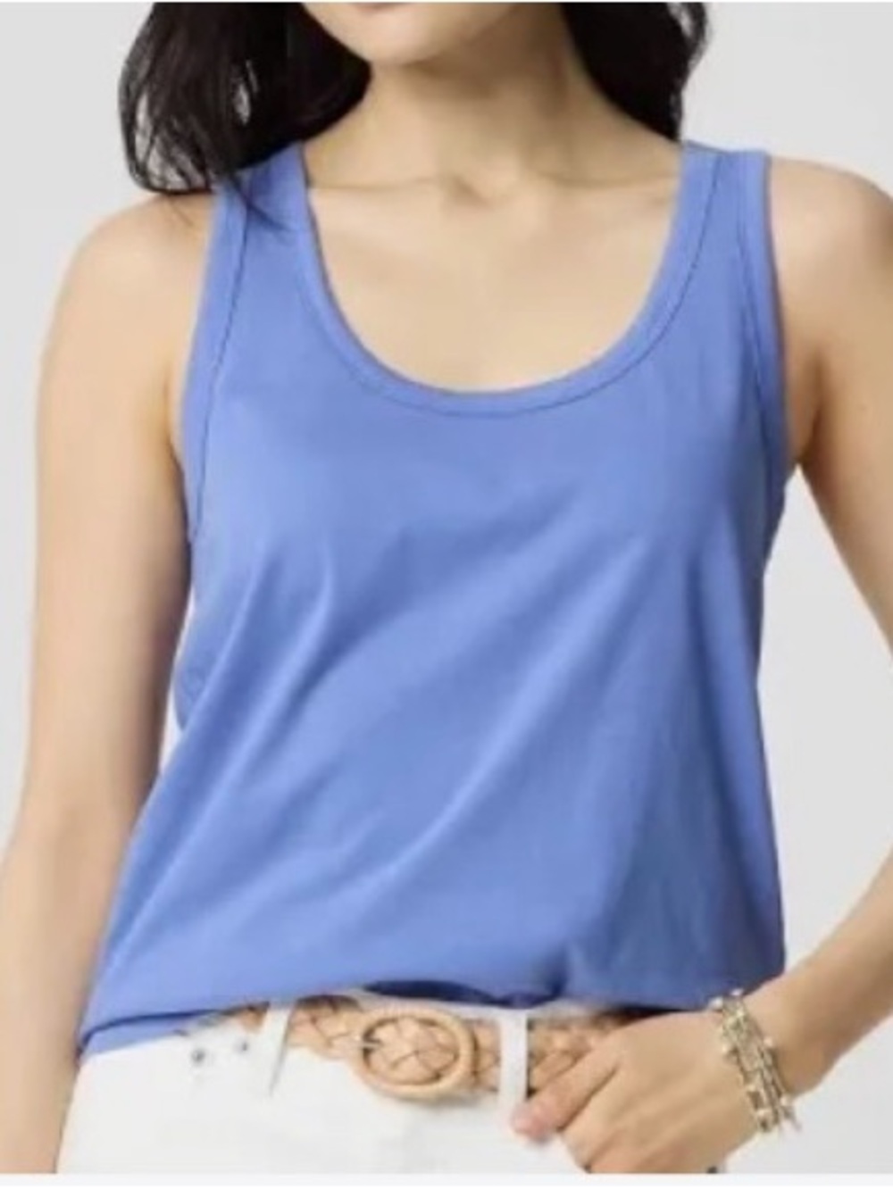 J crew Factory Broken ~ In jersey tank size 100% cotton